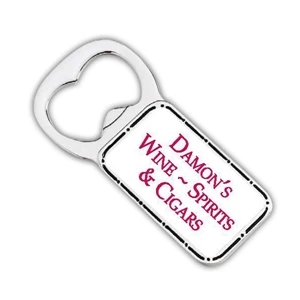 Rectangle Bottle Opener Magnet