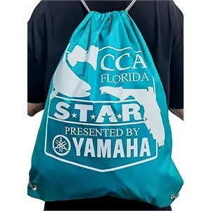 14" x 16" Polyester Drawstring Backpack