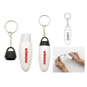 Smart Microfiber Lens Cloth Key Chain