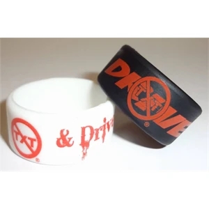 1/2" (12mm) Wide Solid Color Silicone Ring