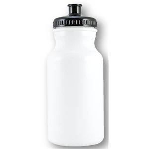 USA made plastic bike water bottle push spout 20 oz