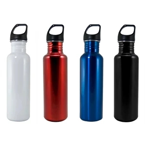 Stainless Steel 26oz Water Bottle with Screw Lid