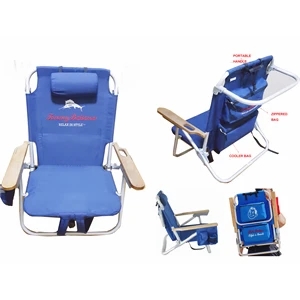 Portable Foldable Aluminum Backpack Cooler Chair