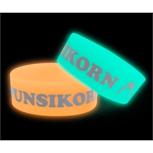 Custom 1" Glow In Dark Bracelets