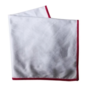 High microfiber pearls cleaning cloths 25x25mm custom