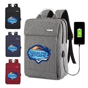 Laptop Backpack With USB Charging Port