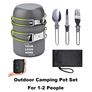 Outdoor Camping Pot Set for 1-2 People