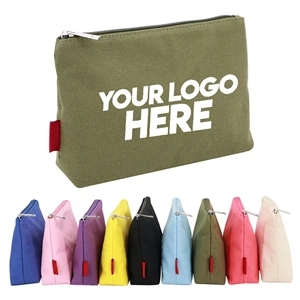 Cotton Makeup Bag with Lining