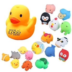 Small bathroom rubber duck toy