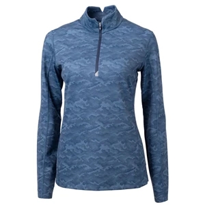 Cutter & Buck Traverse Recycled Stretch Camo Print Womens...