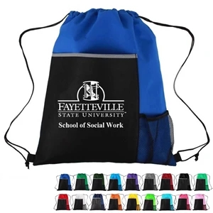 Drawstring Backpack Sports Gym Bag