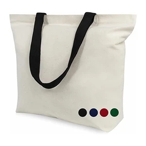 Classic Large Cotton Canvas Tote Bag