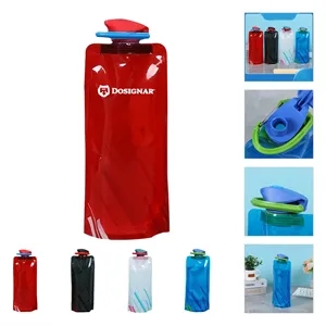 Folding Plastic Carabiner Collapsible Travel Water Bag