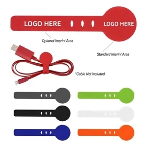 Silicone Wrap Cable Tie Organizer