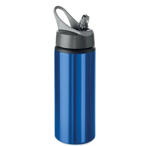 25 oz Aluminum Water Bottle with Sports Sipper Flip Straw