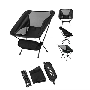 Camping Fishing Leisure Backrest Chair with Storage Bag
