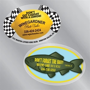 4.25" x 6.5" Oval Static Cling