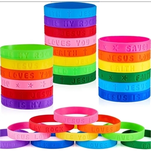 Debossed Silicone Wristband