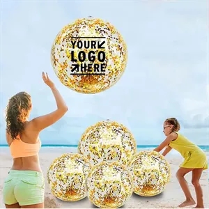 16" And 24" Inflatable Beach Ball With Imprint