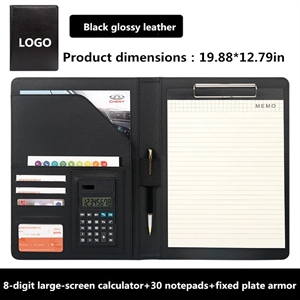 Portable Portfolio With Calculator Binder