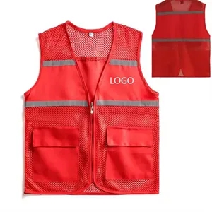 Reflective Adult Mesh Volunteer Activity Vest