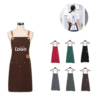 MOQ25 Waterproof Oilproof Canvas Apron