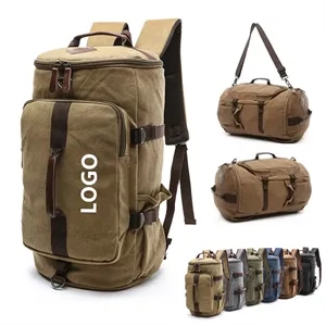 3 In 1 Canvas Overnight Travel Duffle Bag