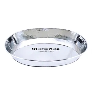 Kingston Hammered Tray in Stainless Steel