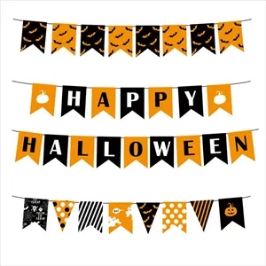 Bunting Banner Halloween Triangle Flag