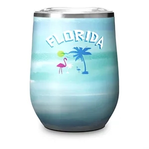 12oz Stainless Steel Tumbler with Lid- States