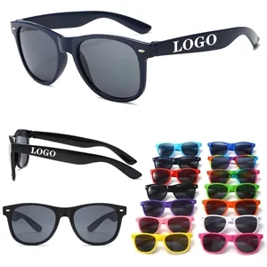 Plastic Frame Sunglasses Retro Eyeglasses UV400 Protection  