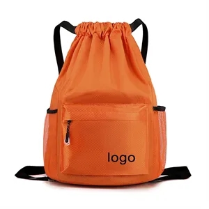 Waterproof Drawstring Gym Backpack Bag for Men & Women