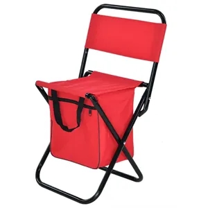 Portable Folding Chair With Storage Pouch