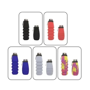 The Whirlwind Collapsible Silicone Water Bottle