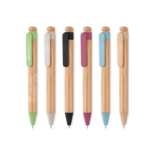 Printed bamboo pens
