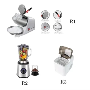 Portable Ice Maker Electric Snow Cone Crusher Machine