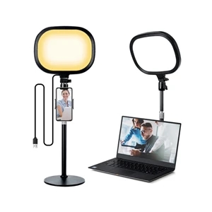 Video Conference Lighting with Phone Stand