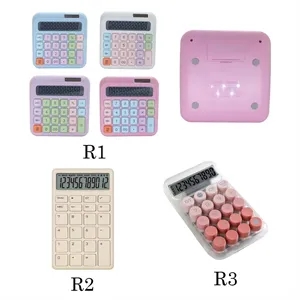 Desk Mechanical Switch Calculator 12 Digit with LCD Display