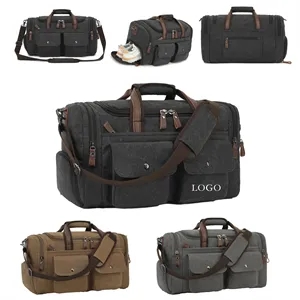 Large Capacity Canvas Travel Duffel Bag