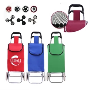 Folding Trolley Shopping Cart Bag With Wheel