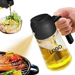 450ml Multifunctional Spray Glass Oil Bottle