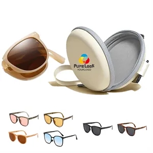 Collapsible Polarized Sunglasses with Case