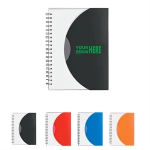Medium Spiral Curve Notebook