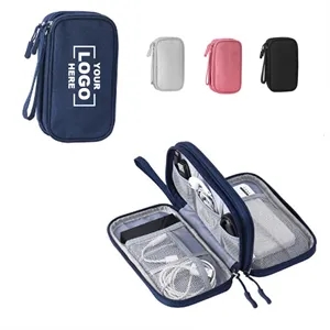 Electronics Travel Organizer Bag Cable Storage Case