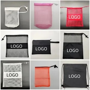 Multi-size Customized Lightweight Mesh Bags with Drawstring