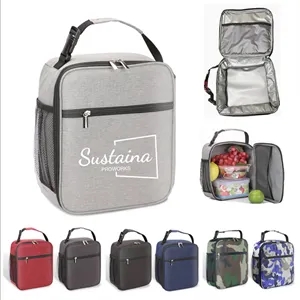 Top Buckle Thermal Lunch Cooler Tote Bag