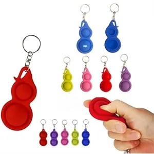 Dimple Gourd Shape Key Chain Fidget Toy