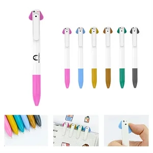 Dog-Shaped Plastic Ballpoint Pen