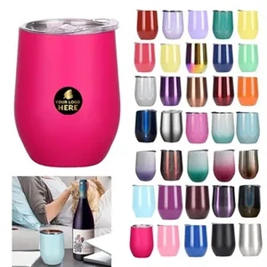 12oz Vacuum-Insulated Egg-Shaped Cup