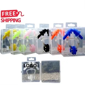 Bulk Silicone Swimming Earplugs and Nose Clips